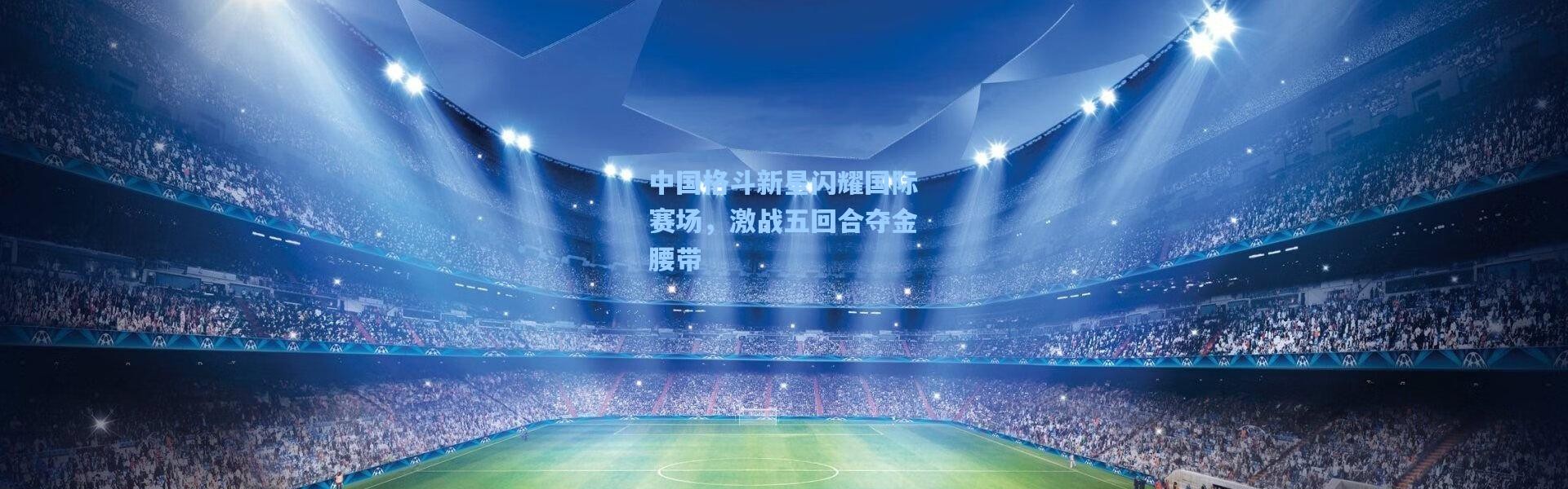 中国格斗新星闪耀国际赛场，激战五回合夺金腰带